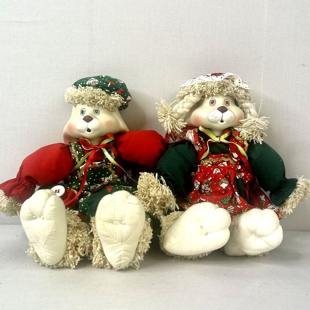 Christmas Around the World House of Lloyd Hip‎ and Hop Bunny Set 542064 VTG